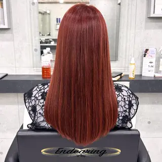 ロング カラー Endearing 銀座/レイヤーカットのヘアスタイル