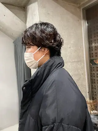 ショート カラー パーマ 表参道/髪質改善・ 透明感 colorのヘアスタイル