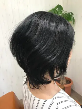ショート カラー パーマ eppeal hair&spa所属・沢田石 瞳のマツエク・マツパデザイン