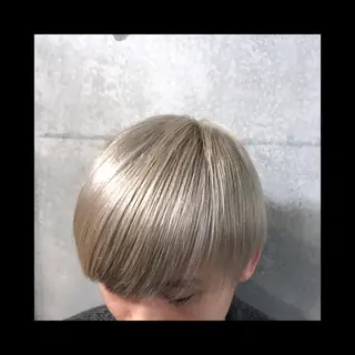 ショート カラー メンズ 及川シゲル 髪質改善講師のヘアスタイル