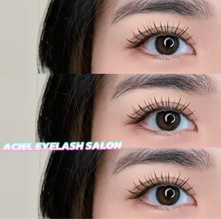 マツエク・マツパ ACIEL EYE LASH SALONのマツエク・マツパデザイン