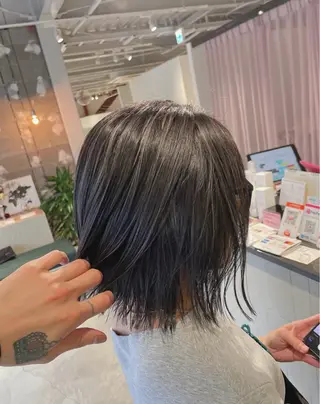 ミディアム カラー 💎韓国カラー Giness坂下巧のヘアスタイル