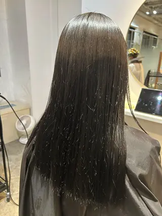 ロング カラー ヘアアレンジ 🎀suzuna 透明感colorのヘアスタイル