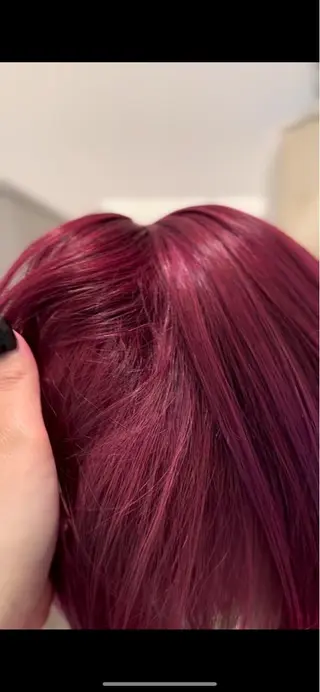 カラー エクステ/ハイトーン /レイヤーカットのヘアスタイル