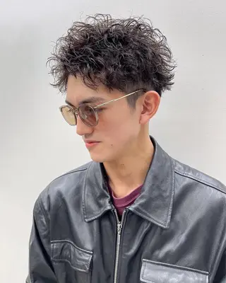 メンズ 森本裕/オーナー/ スパイラルパーマのヘアスタイル