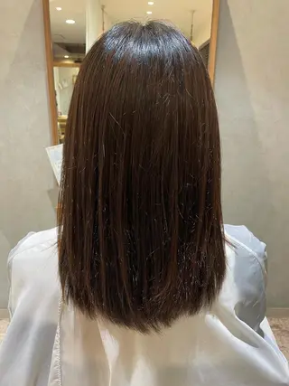ミディアム 小川 夏生のヘアスタイル