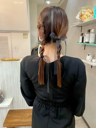ヘアアレンジ シェアサロン糸所属・おおはし ひかりのヘアスタイル