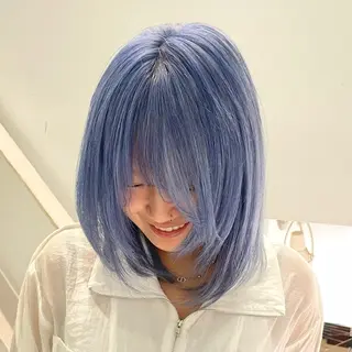 カラー 🎀韓国ボブ/ハイト ーン/まりん🎀のヘアスタイル