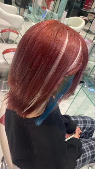 カラー 青木 捺稀のヘアスタイル