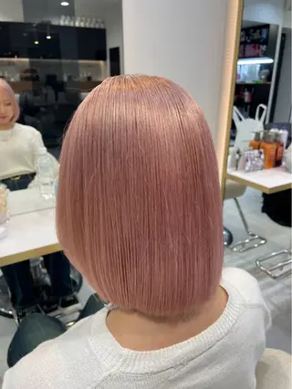 ミディアム ハイトーン/髪質改善 🦋岩渕かすが🖤のヘアスタイル