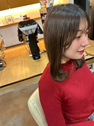 ミディアム Lit.自由が丘（SENJYU自由が丘）所属・【髪質改善/美髪】 ⭐️川嶋 陸央⭐️のヘアスタイル