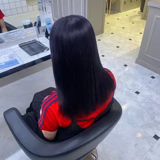 ロング カラー 透明感ベージュカラー 🪞上野🪞AIのヘアスタイル