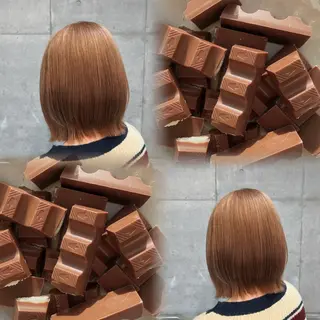 ショート カラー ハイトーン/カラー /スパ/ななみのヘアスタイル