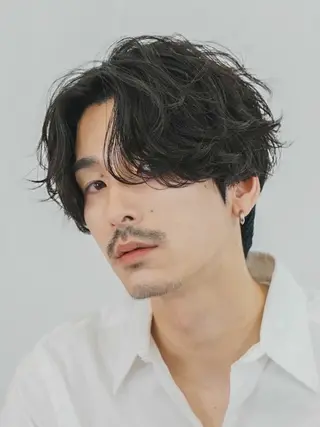 パーマ メンズ 原宿 フェザーパーマ fifth イノウエのヘアスタイル