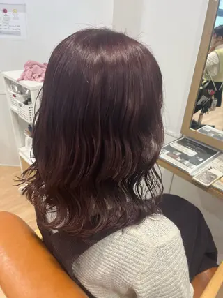 ミディアム カラー ERII /伏見・栄 カットモデル募集中!のヘアスタイル