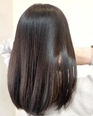 ロング カラー パーマ 髪質改善特化美容師 小林和哉のヘアスタイル