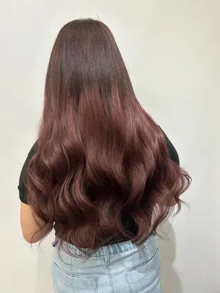 ロング カラー 下妻 カラーエクステ難波のヘアスタイル