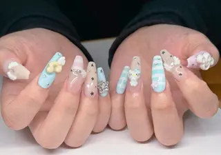 ネイル Momo チップ長さ出し専門店のネイルデザイン