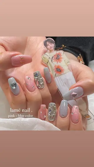 ネイル 淡色ネイル 🎀moeのネイルデザイン