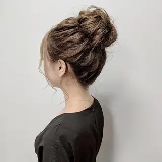 ロング ヘアアレンジ PRIVATE SALON EYES所属・EYES リアのマツエク・マツパデザイン