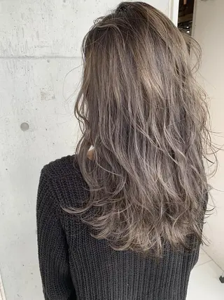 ロング カラー パーマ Chlom🌿Top Stylist沖田のヘアスタイル