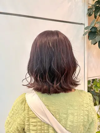 ミディアム カラー くさかみさき🌼暖色 /耳つぼ/オタク🌼のヘアスタイル