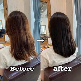 セミロング カラー [店長]加地 峻のヘアスタイル