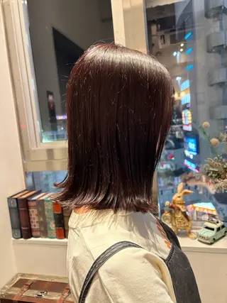 ミディアム カラー Clarus by artina所属・くびれヘア 似合わせ⭕️ユウキのヘアスタイル