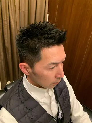 ショート プレミアムバーバー新宿店所属・新宿駅近！ 💈口コミ多数✨のヘアスタイル