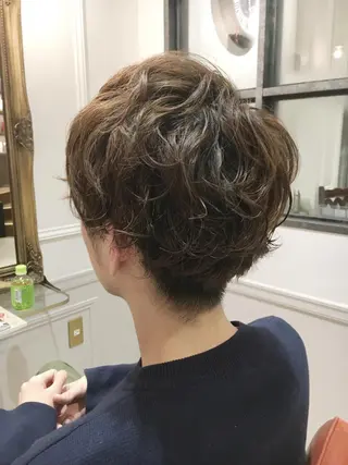 パーマ メンズ gite カワムラナオキのヘアスタイル