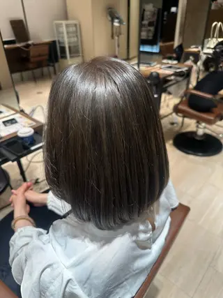ミディアム カラー 🩶 maria🩶のヘアスタイル