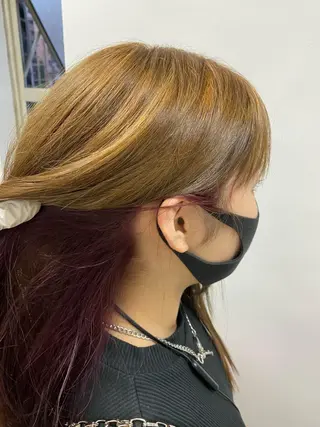 ミディアム カラー ヘアアレンジ メンズ特化 水口湧太のヘアスタイル