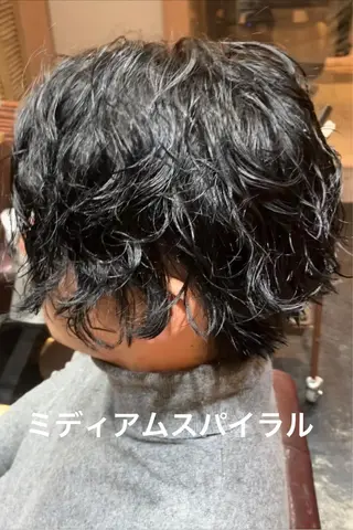 パーマ メンズ メンズ特化/パーマ/ フェードWATARUのヘアスタイル