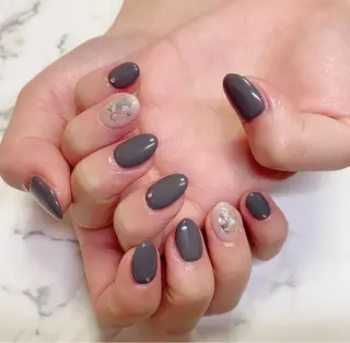 ロング カラー ネイル Q Free nailsのネイルデザイン