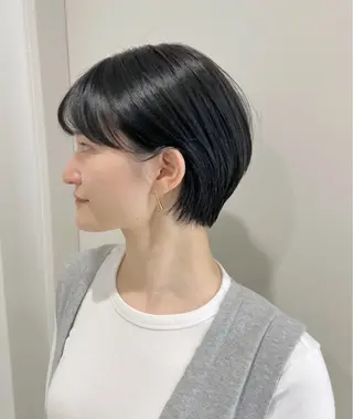 ショート モテヘア/グレージュ /ボブ/前原汐🎐のヘアスタイル