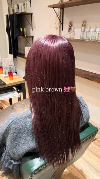 ロング カラー 古澤 里菜のヘアスタイル