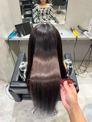 ロング カラー レイヤー‪✕‬前髪 顔周り特化💫ひかるのヘアスタイル