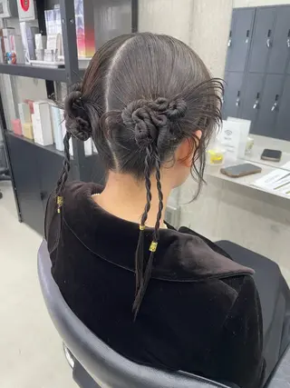 ミディアム LINOET  nagoya所属・手島 カミラのヘアスタイル