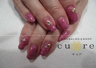 ミディアム ネイル ネイルサロン Cureのネイルデザイン