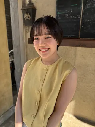 ショート 水原波津輝/ボブ /ニュアンスパーマのヘアスタイル