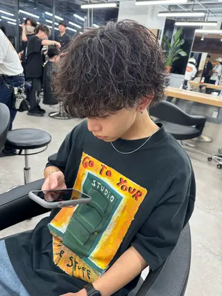 パーマ メンズ 【渋谷メンズ特化】 🔥BLUCK🔥のヘアスタイル