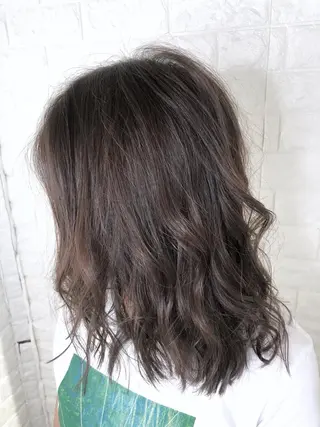 ミディアム 縮毛矯正/髪質改善 主税巧一のヘアスタイル