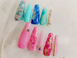 ロング kido chieのネイルデザイン