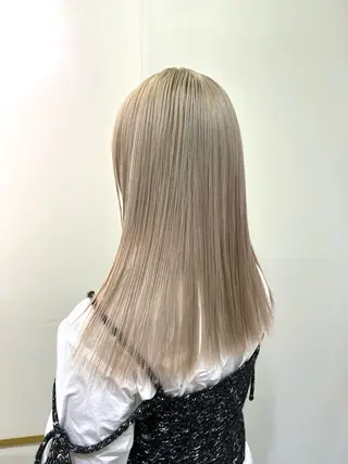 ロング カラー コノカ/暖色カラー/ 透明感カラーのヘアスタイル