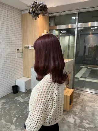 セミロング デザインカラー /るあんのヘアスタイル