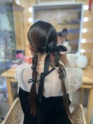 ロング ヘアセット/金山 佐野 妃都美のヘアスタイル