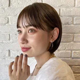 ショート 🌱ボブ/レイヤー/ ベージュ/あやみ✨のヘアスタイル