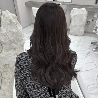 ロング カラー グレージュ🐰透明感 カラー🫧akihoのヘアスタイル