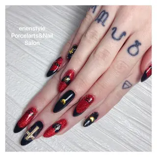 ミディアム ネイル 👑enen style👑のネイルデザイン
