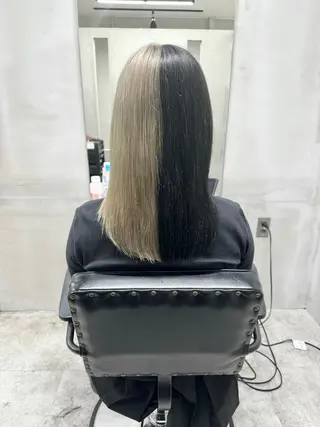 ミディアム カラー ヘアアレンジ S.BLOOM 川崎 翔哉のヘアスタイル